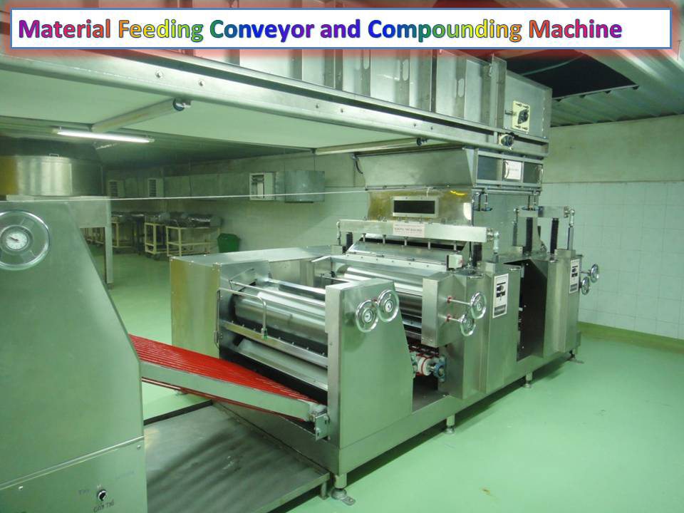 Material Feeding Conveyor and Compounding Machine